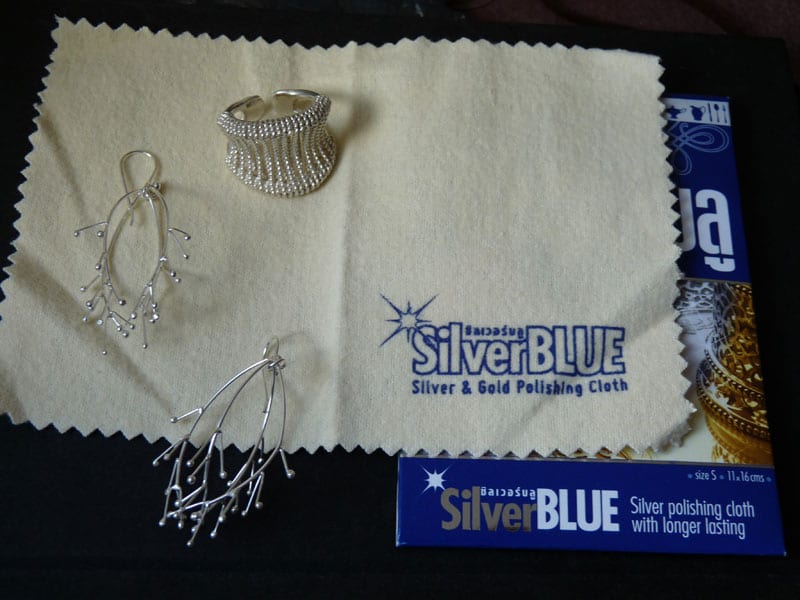 Silver BLUE Sterling Silver Polishing Cloth - Nomadic Ant