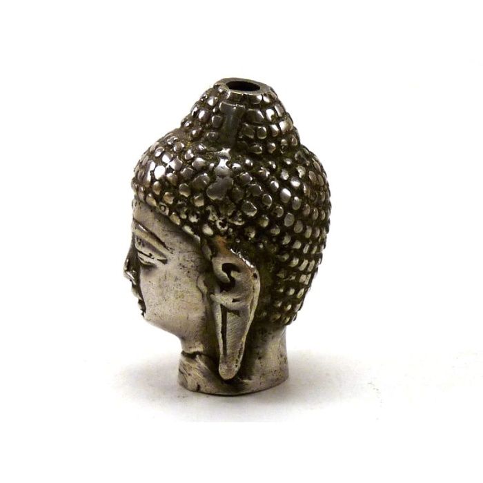 Warmte item licht Small Silver Buddha Head